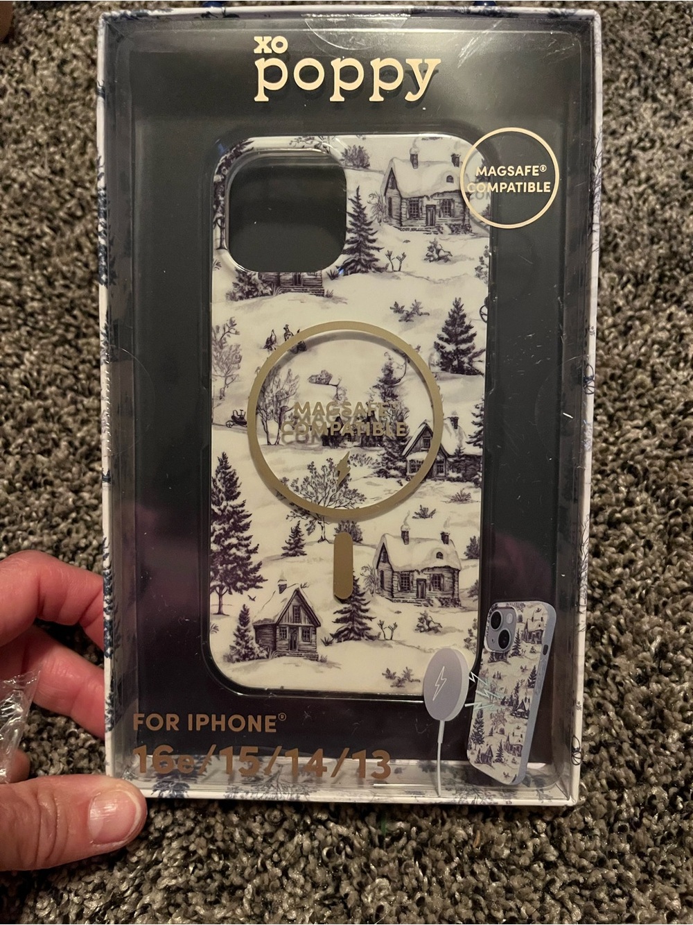 XO poppy cell phone case